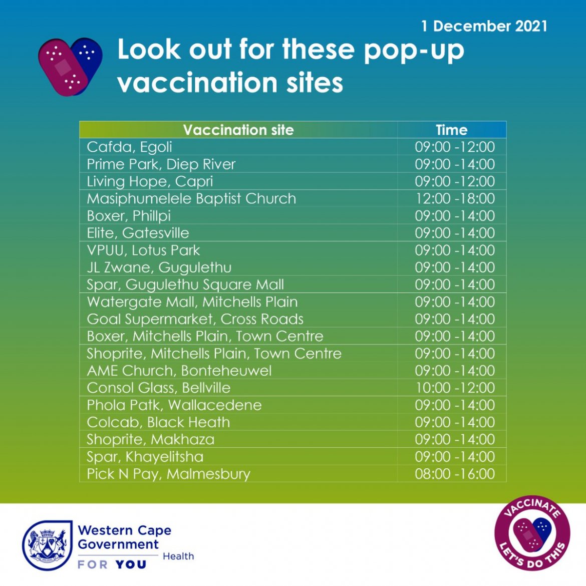 Pop-up vaccination sites open for you on 1st of Dec 2021 FFgX5-nWUA0VIBP.jpg