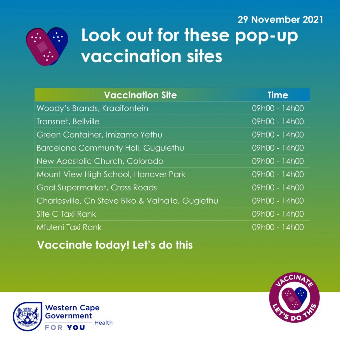 Pop-up vaccination sites open for you on 29 Nov 2021 FFWPA6RXIAIJmcL.jpg