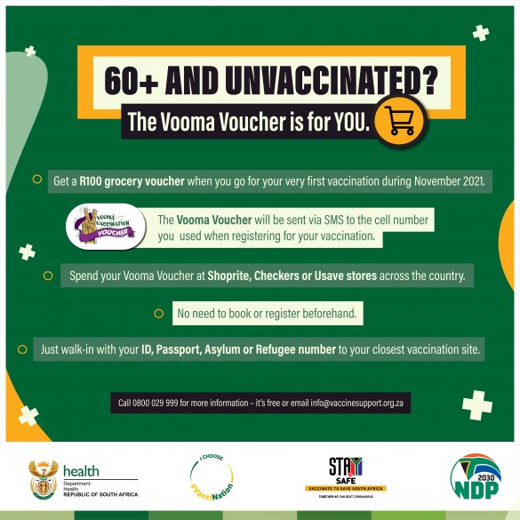 R100 VOOMA vaccination vouchers up for grabs for first-time 60+ vaccinees NDOH_60+ Unvaxed.jpg